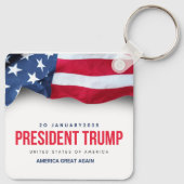 トランプ・キーチェーン大統領 キーホルダー (裏面)
