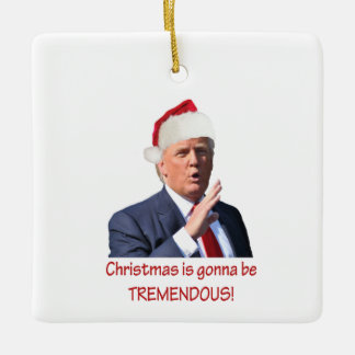 トランプ:クリスマスは凄い勢いだ! セラミックオーナメント