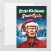 トランプ - クリスマスを再び偉大に シーズンカード (正面/裏面)