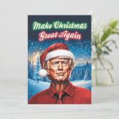 トランプ - クリスマスを再び偉大に シーズンカード (スタンド正面)