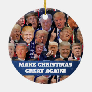 トランプ クリスマス オブジェ セラミックオーナメント