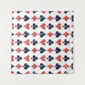 トランプ:グランジ抽象芸術パターン タペストリー (正面(横))