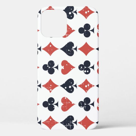 トランプ:グランジ抽象芸術パターン Case-Mate iPhoneケース (裏面)