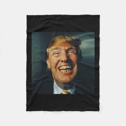 トランプ・グリルツ フリースブランケット (正面)