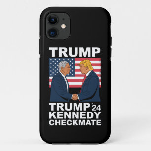トランプ ケネディ チェックメイト 2024 投票 トランプ ケネディ iPhone 11 ケース