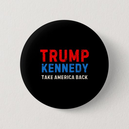 トランプ ケネディ 2024年 選挙 共和党 缶バッジ (正面)