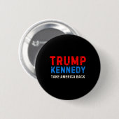 トランプ ケネディ 2024年 選挙 共和党 缶バッジ (正面&裏面)