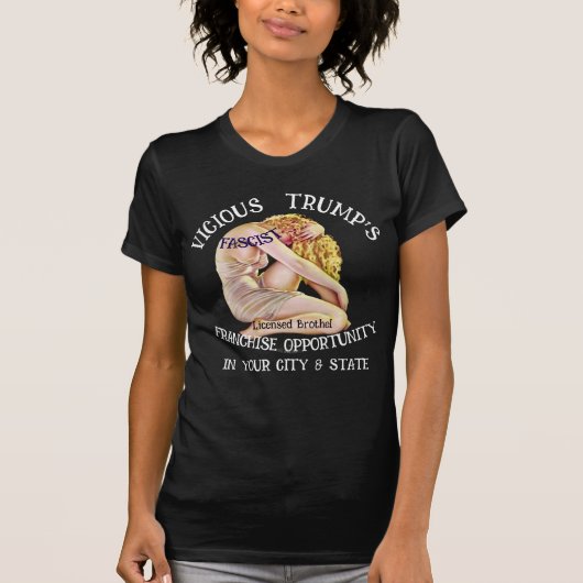 トランプ ゲシュタポ 秘密警察 ICE CBP 殺人者 Tシャツ (正面)