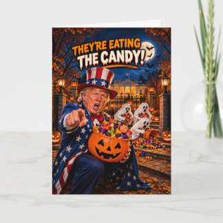 トランプ コミック ハロウィンカード | 愛国ハロウィン カード