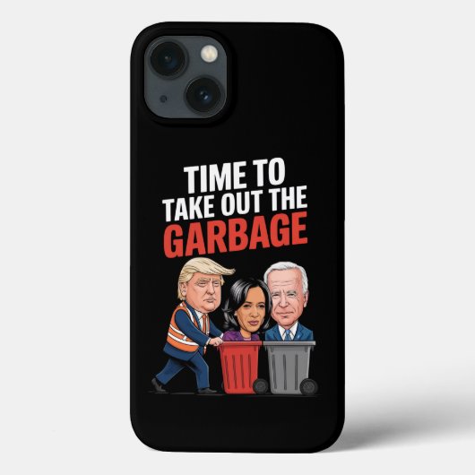 トランプ ゴミ出しの時間 Case-Mate iPhoneケース (裏面)