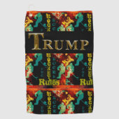 トランプ ゴルフタオル (正面)