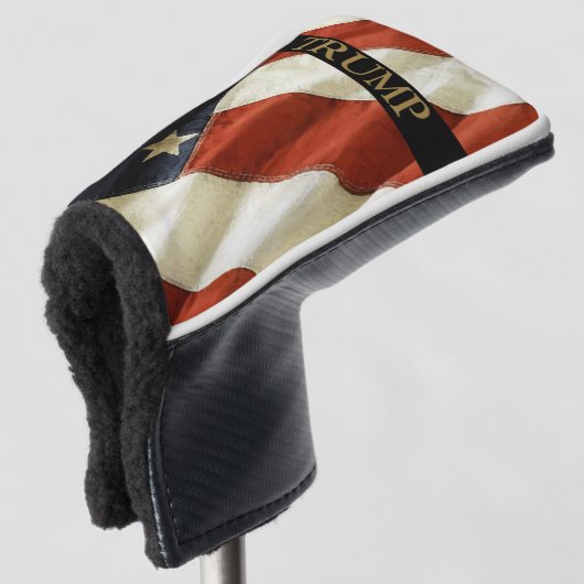 トランプ ゴルフヘッドカバー (3/4 正面)