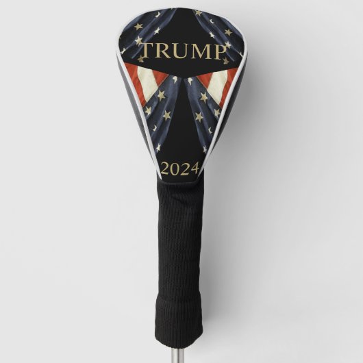 トランプ ゴルフヘッドカバー (正面)