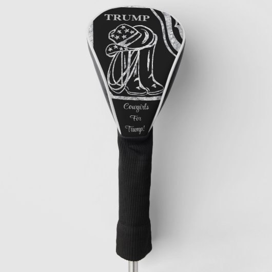 トランプ ゴルフヘッドカバー (正面)