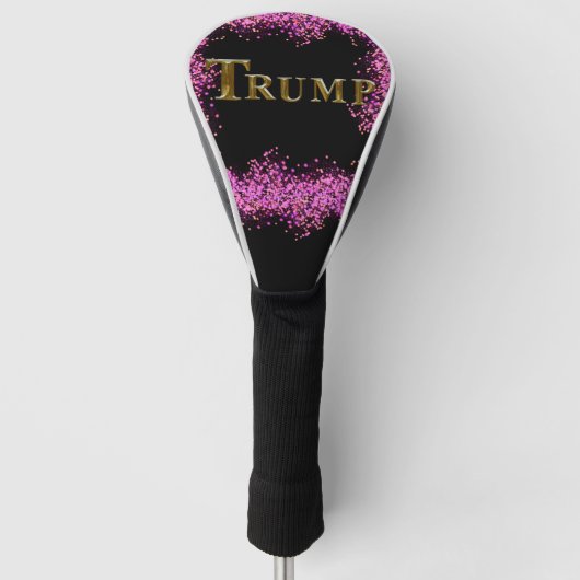 トランプ ゴルフヘッドカバー (正面)