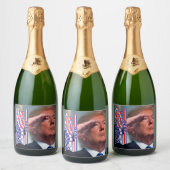 トランプ・サルテス大統領 スパークリングワインラベル (ボトル)