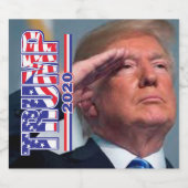 トランプ・サルテス大統領 スパークリングワインラベル (シングルラベル)