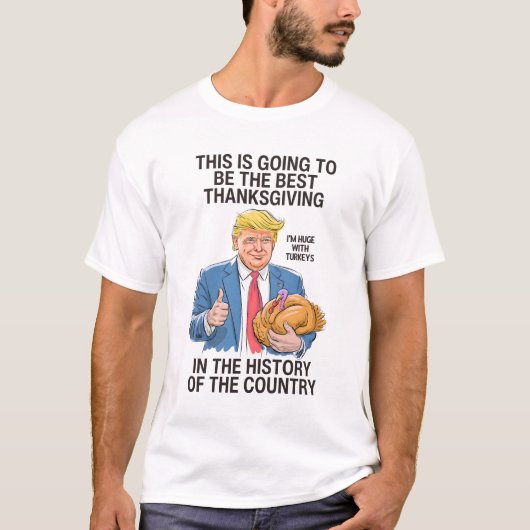 トランプ・サンクスギビング Tシャツ (正面)