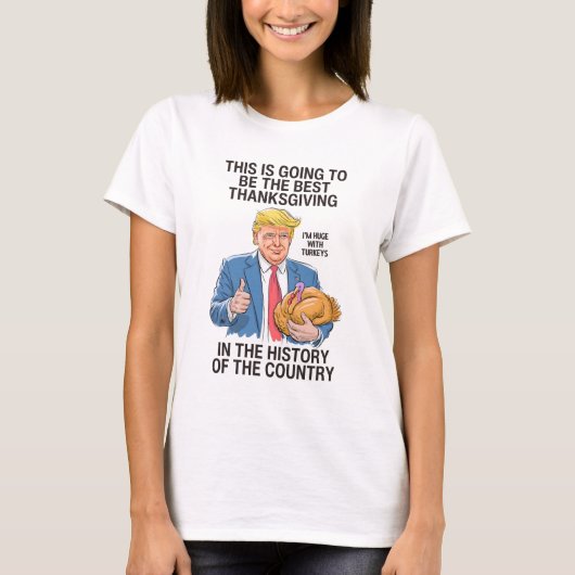 トランプ・サンクスギビング Tシャツ (正面)
