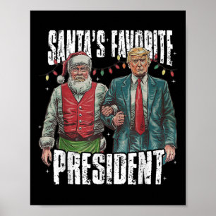 トランプ・サンタお気に入りの大統領 ポスター