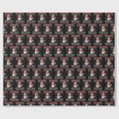 トランプ・サンタクロースが再びクリスマスを素晴らし飾る ラッピングペーパー (フラット)