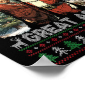 トランプ・サンタクロース第47代大統領Make Christmas 素晴らし Ag ポスター (角)