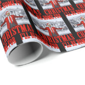 トランプ・サンタハット | クリスマスに家に帰る ラッピングペーパー (ロールコーナー)