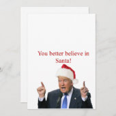 トランプ：サンタ信じでは良い！ シーズンカード (正面/裏面)
