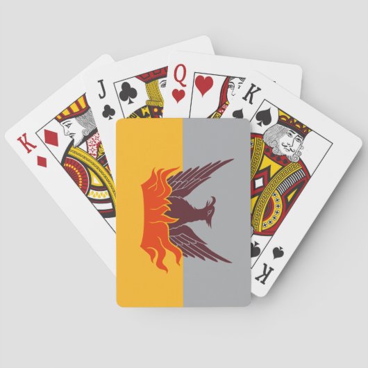 トランプ – サンフランシスコ・フォグ&金ゴールド・フラグ (裏面)