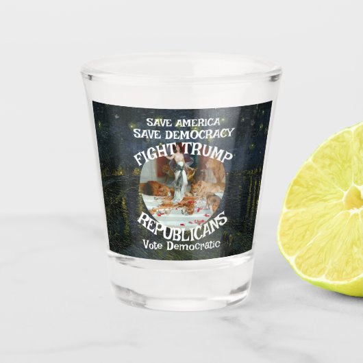 トランプ ショットグラス (正面)