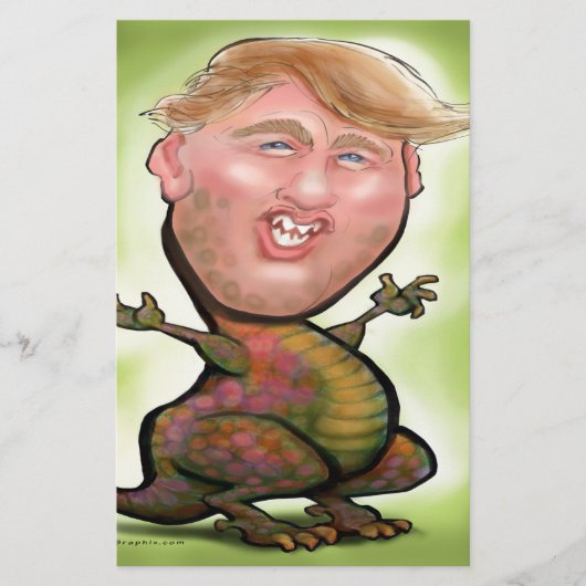 トランプ・ジラ 便箋 (正面)
