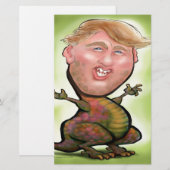 トランプ・ジラ 便箋 (正面/裏面)