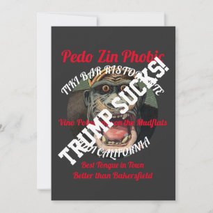 トランプ ジーン 恐怖の Tiki バー レストラン ロディ CA 招待状