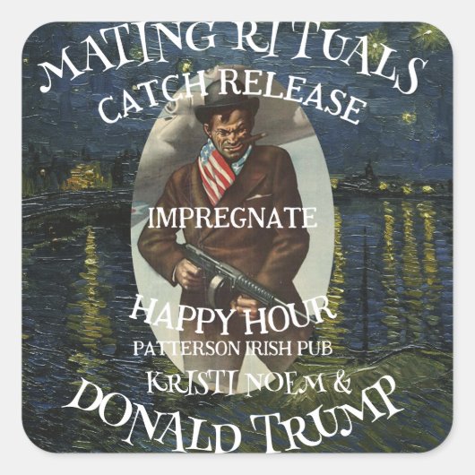 トランプ スクエアシール (正面)