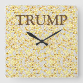 トランプ スクエア壁時計 (正面)