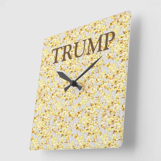 トランプ スクエア壁時計 (傾斜)