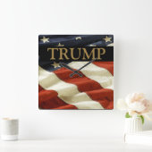 トランプ スクエア壁時計 (ホーム)