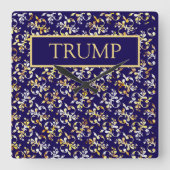 トランプ スクエア壁時計 (正面)