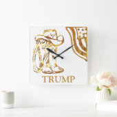 トランプ スクエア壁時計 (ホーム)