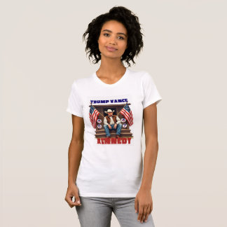 トランプ スクワッド ヴァンス ケネディ 45 47 アメリカ国旗 アメリカ奪還 Tシャツ