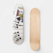 トランプ スケートボード (正面)