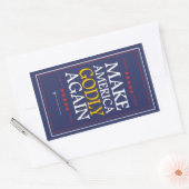 トランプ – ステッカー：アメリカを再び元気にする 長方形シール (封筒)