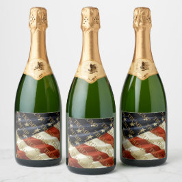 トランプ スパークリングワインラベル