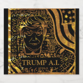 トランプ スパークリングワインラベル (シングルラベル)