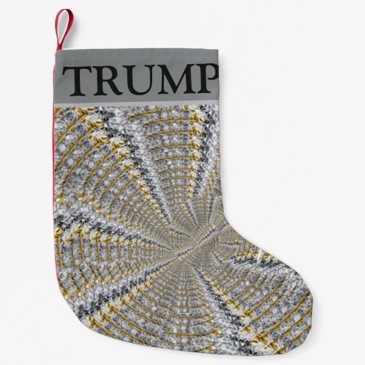 トランプ スモールクリスマスストッキング (正面)