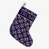 トランプ スモールクリスマスストッキング (正面 (吊り時))