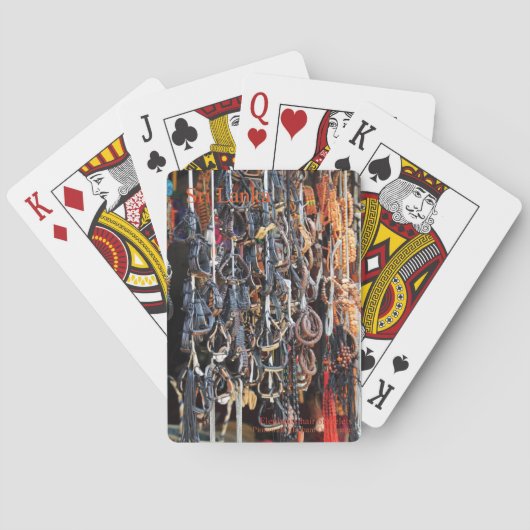 トランプ、スリランカ トランプ (裏面)