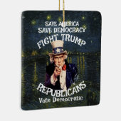 トランプ セラミックオーナメント (右)