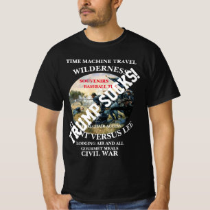 トランプ タイムマシン トラベル バトル ワイルダネス 2045 Tシャツ
