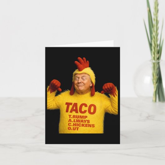 トランプ タコ トランプは常に逃げ出す カード (正面)